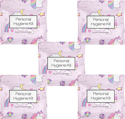 Rainbow and Unicorns Feminine Hygiene Kit