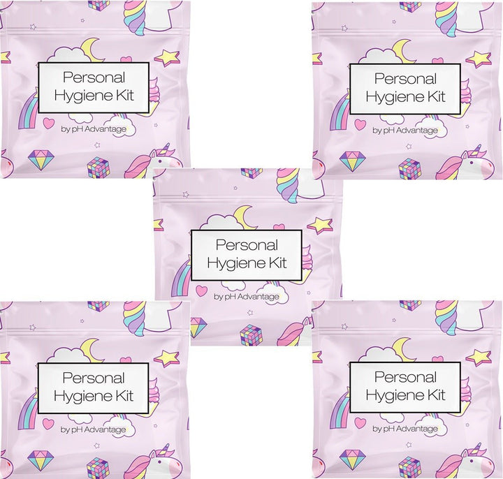Rainbow and Unicorns Feminine Hygiene Kit