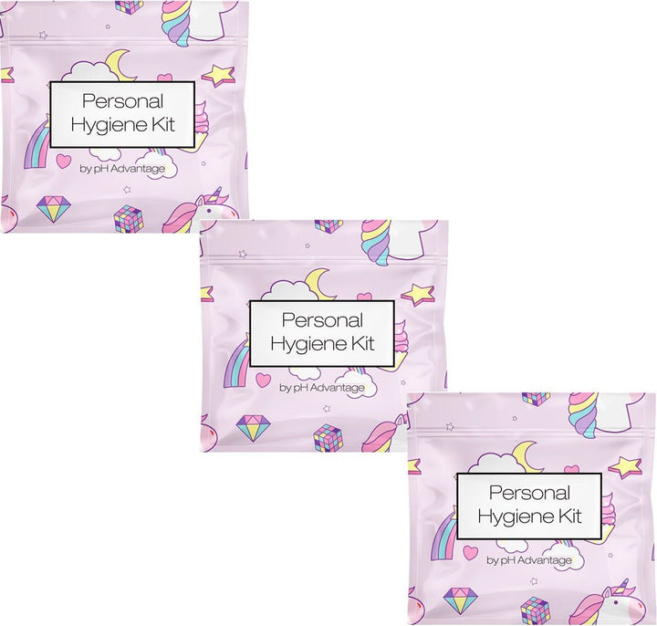 Rainbow and Unicorns Feminine Hygiene Kit