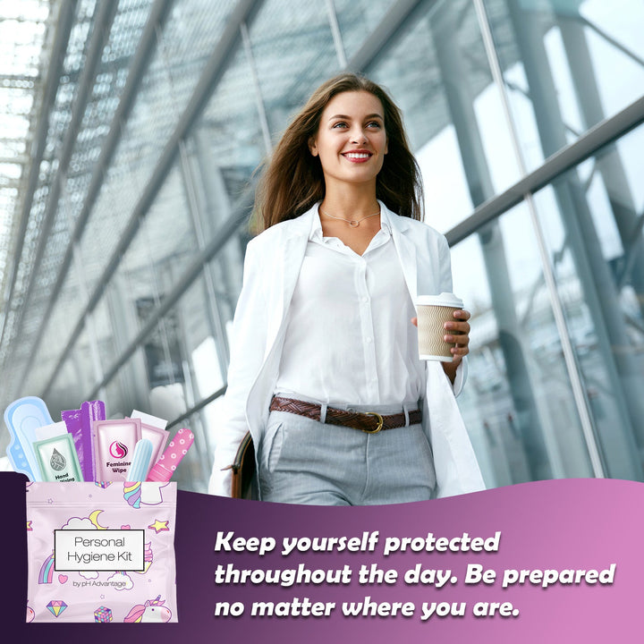 Rainbow and Unicorns Feminine Hygiene Kit