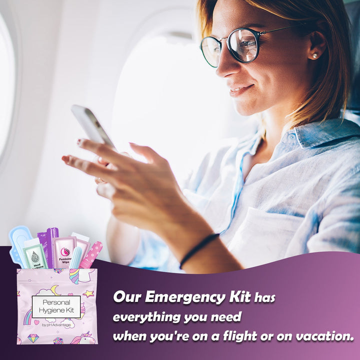 Rainbow and Unicorns Feminine Hygiene Kit