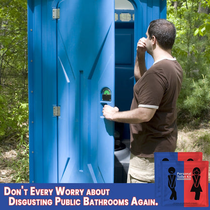Red and Blue Toilet Kit