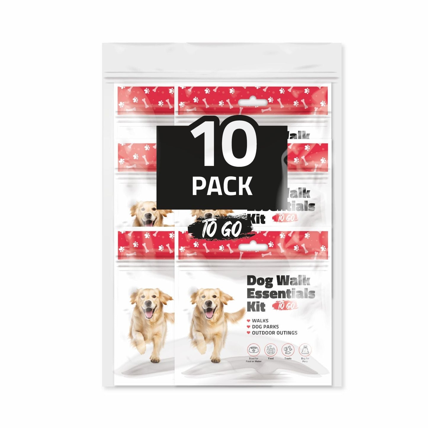 Red Dog Walking Essentials Kit
