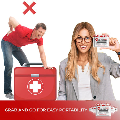 Red Mini First Aid Kit