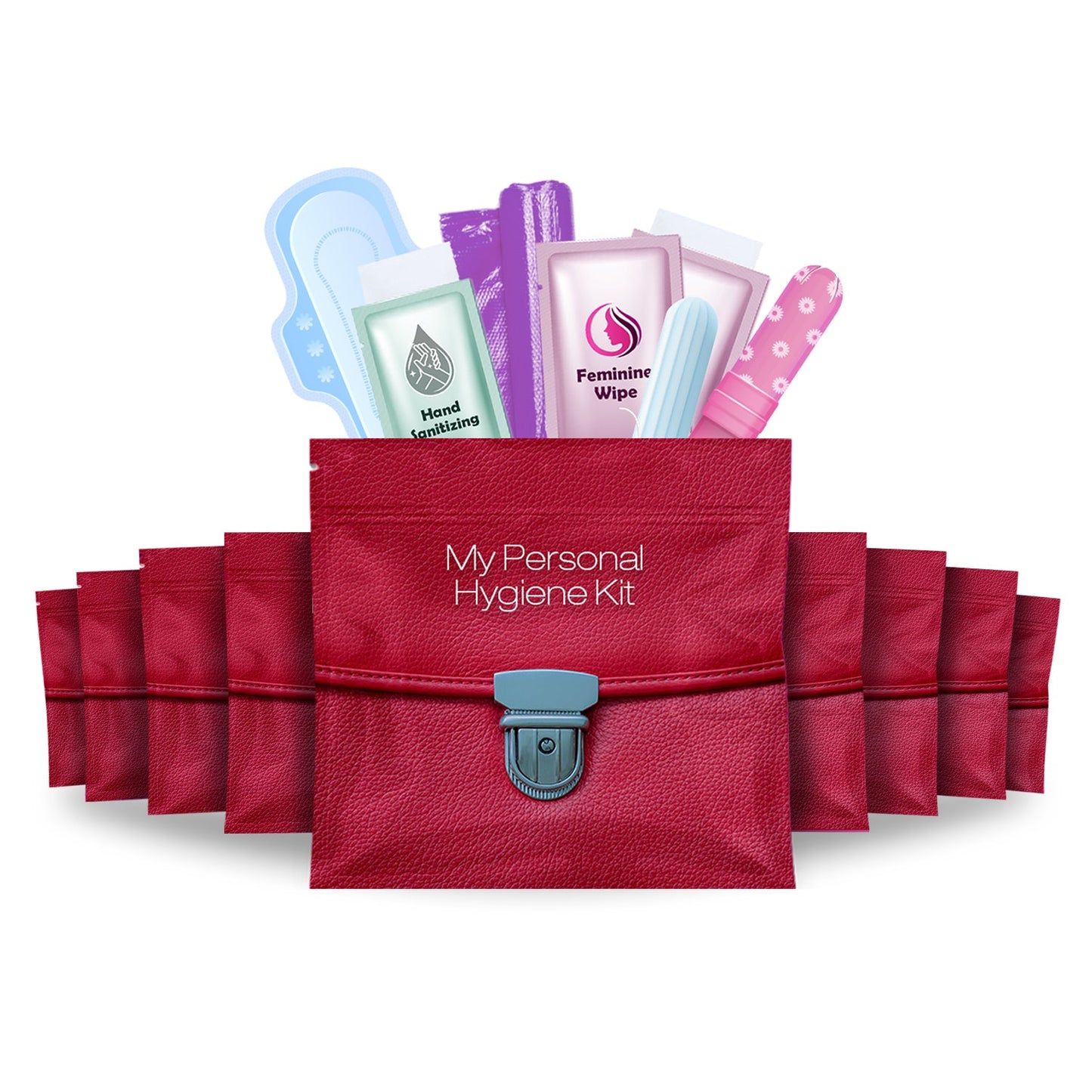 Red Purse Feminine Hygiene Kit