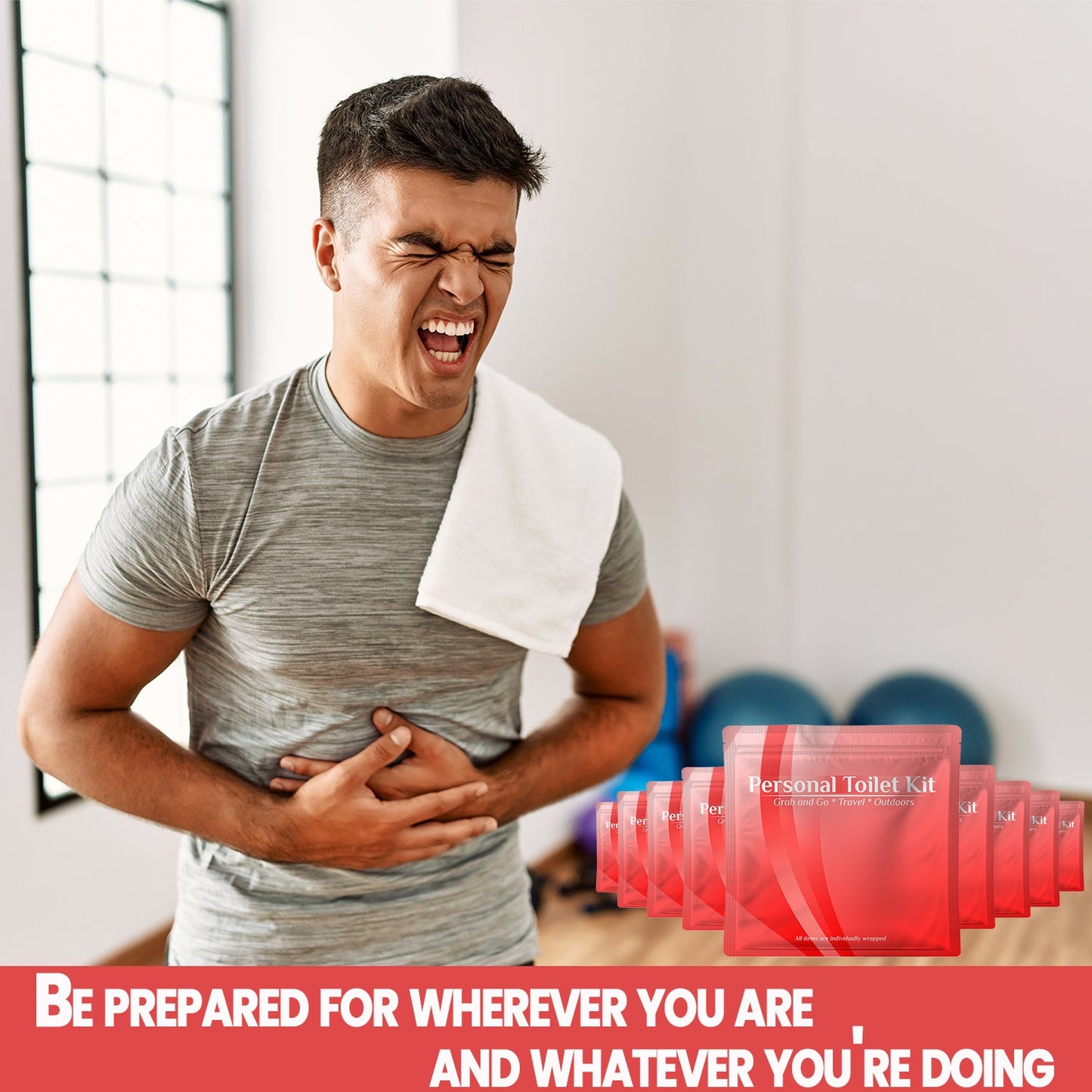 Red Toilet Kit