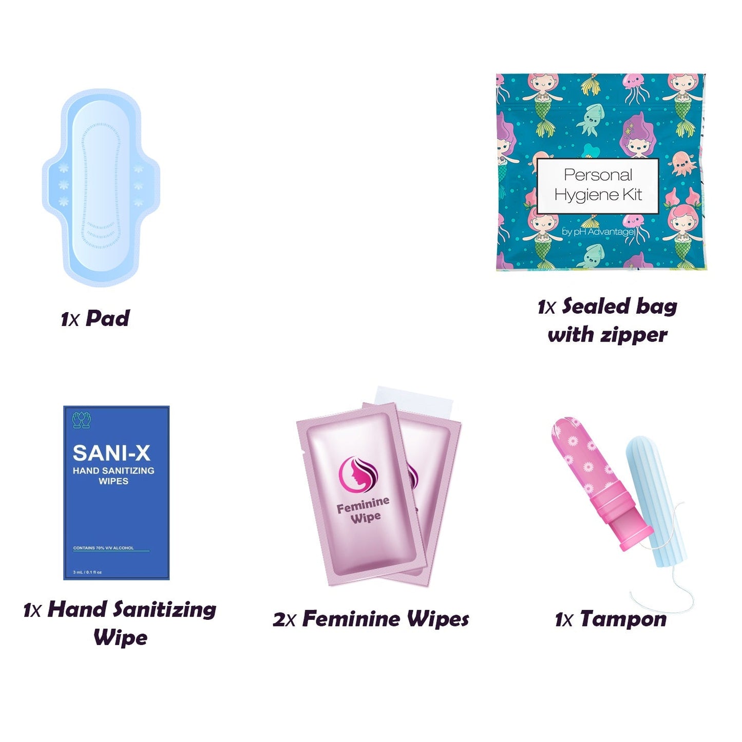Under the Sea Feminine Hygiene Kit