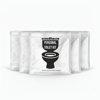 White and Black Toilet Kit