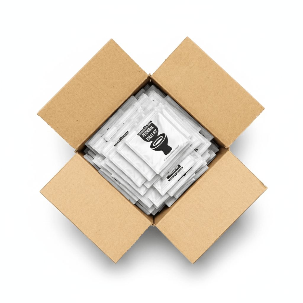 White and Black Toilet Kit