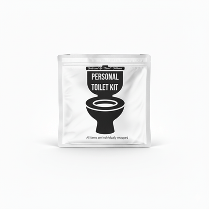White and Black Toilet Kit