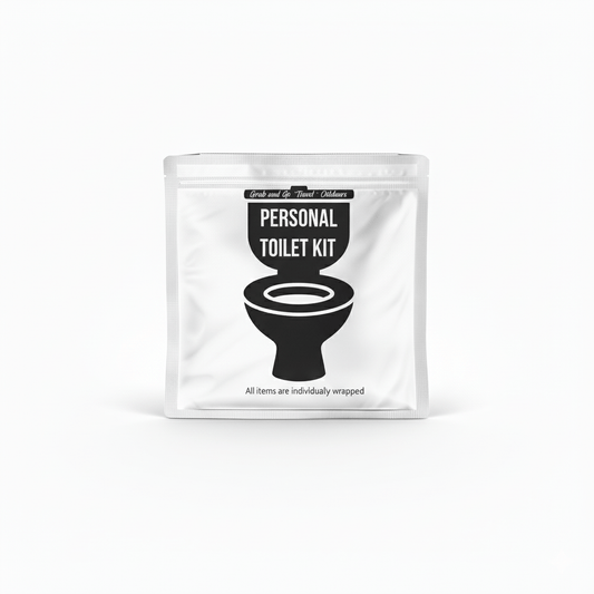 White and Black Toilet Kit