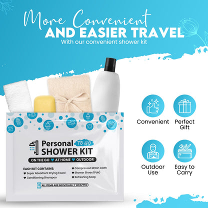 Blue Shower Kit
