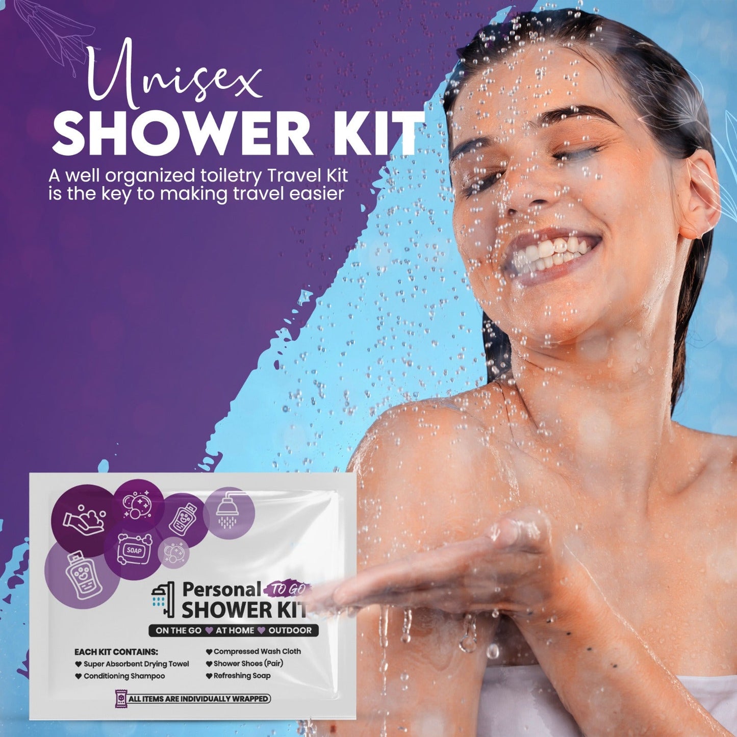 Purple Shower Kit