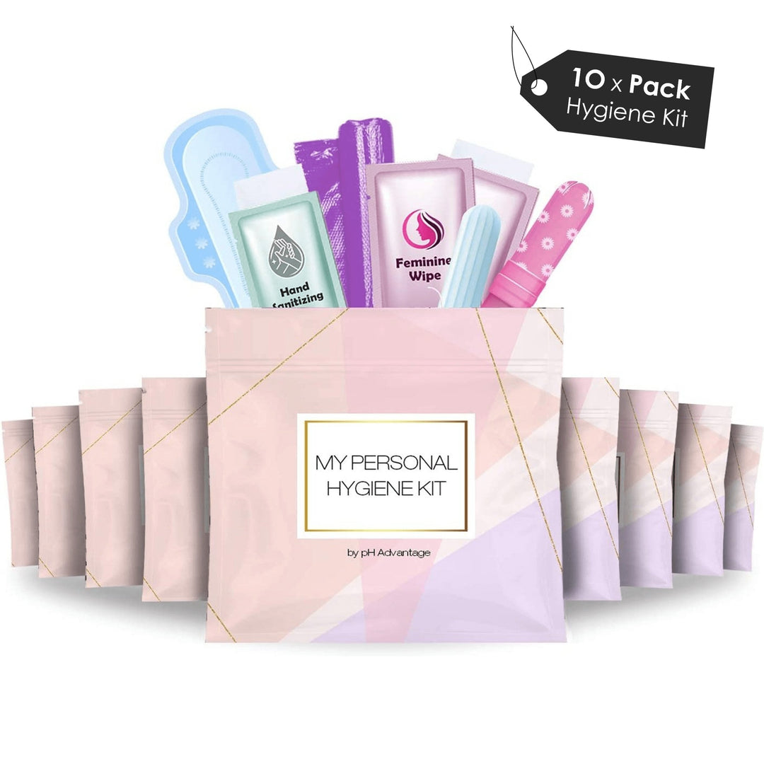 Feminine Hygiene Kit - 10 pack - Summer Edition Kit U Safe