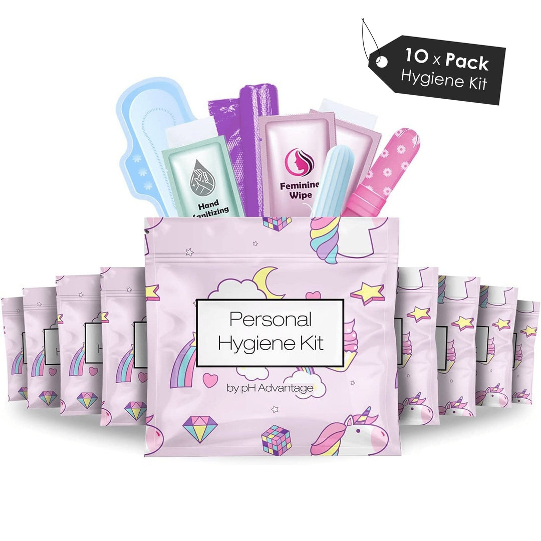 10-Pack Summer Feminine Hygiene Kits