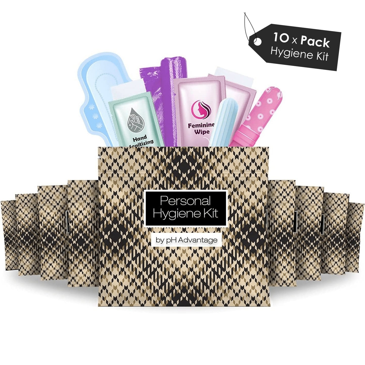 Feminine Hygiene Kit - 10 pack - Wild Edition Kit U Safe