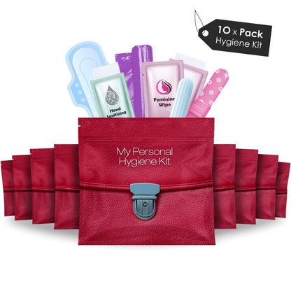 Feminine Hygiene Kit - 10 pack - Wild Edition Kit U Safe