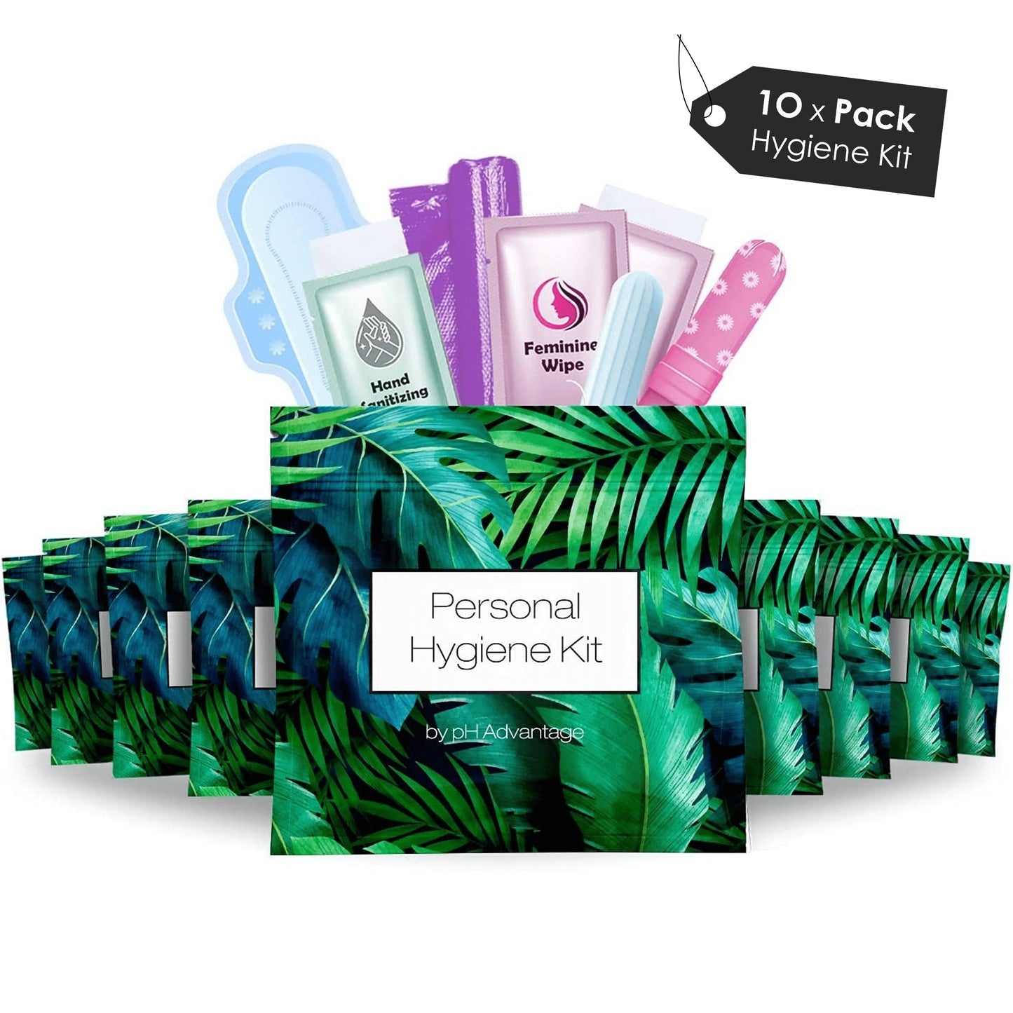 Feminine Hygiene Kit - 10 pack - Wild Edition Kit U Safe