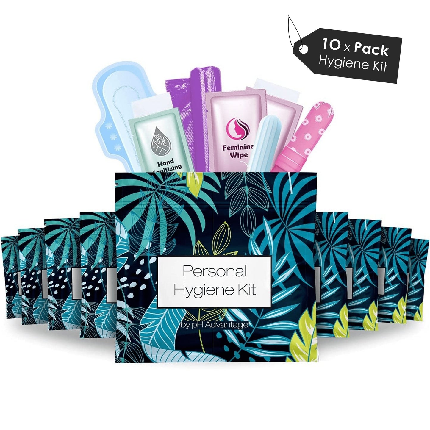 Feminine Hygiene Kit - 10 pack - Wild Edition Kit U Safe
