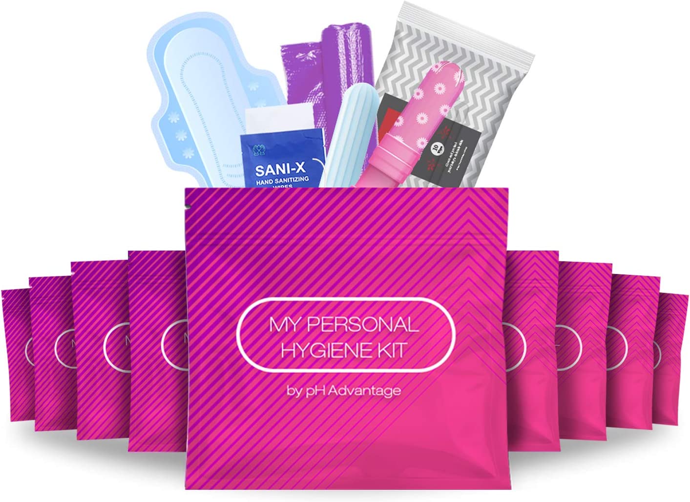 100 Pack Feminine Hygiene Kit School Edition Kit U Safe