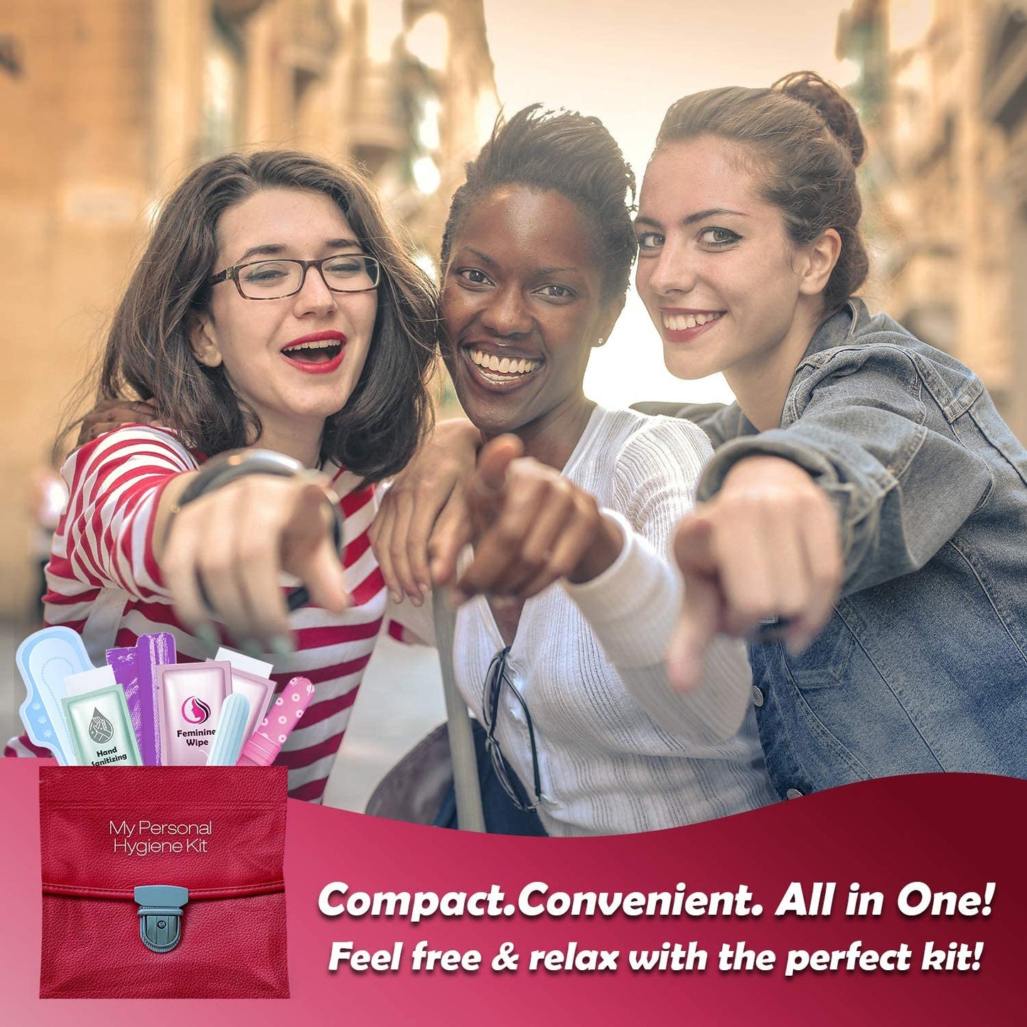 100-Pack Feminine Hygiene Kits – Ideal for Schools, Businesses & Charities