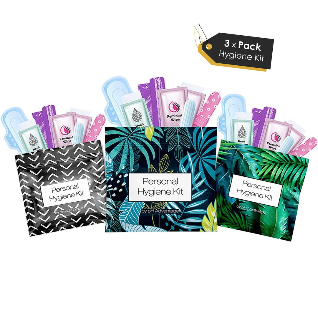  TravKits Female Hygiene Kit - [6 Pack] Feminine Care