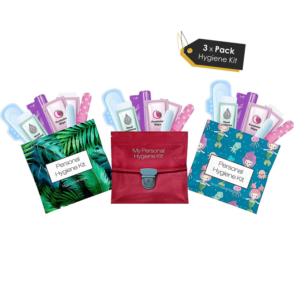 Feminine Hygiene Kit - 3 pack - Home Edition Kit U Safe