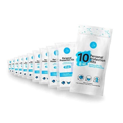 Personal Protection Kit - 10 Pack - to GO Kit U Safe
