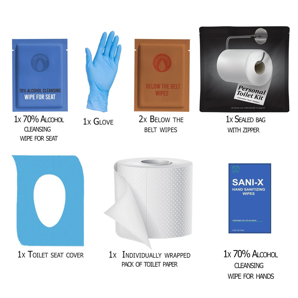 Personal Toilet Kit - 10 Pack - Combat Edition Kit U Safe
